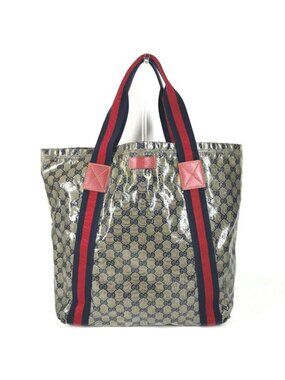Gucci Shoulder Bag GG Logo Navy